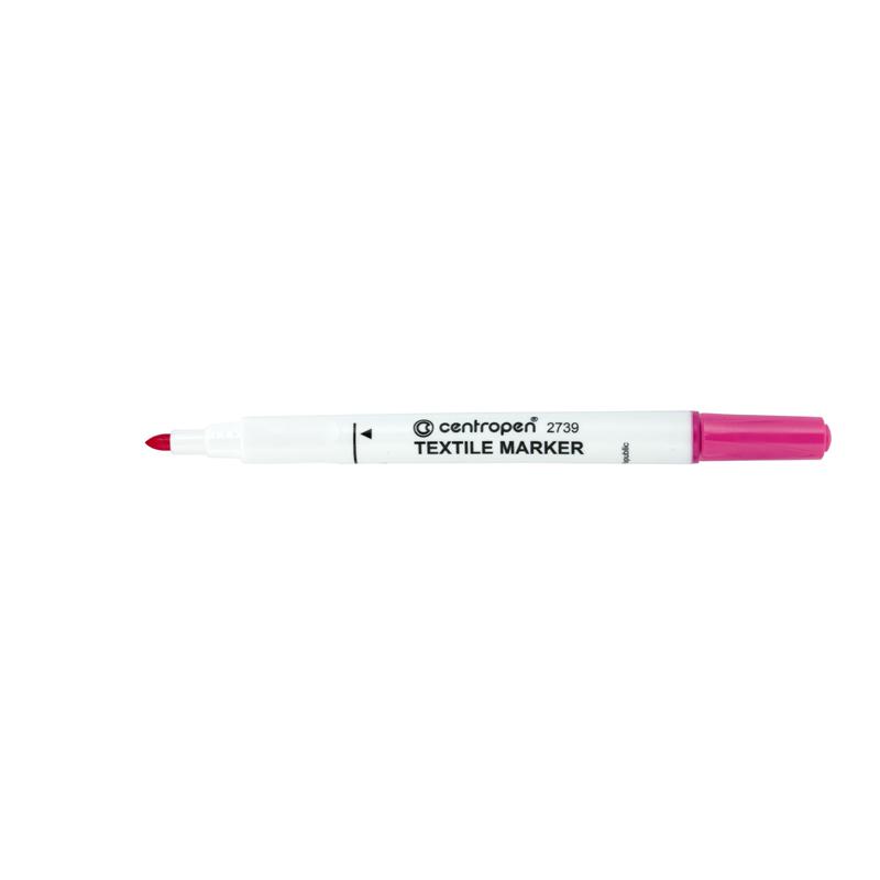 Маркер CENTROPEN Textile 2739/09 2 мм рожевий